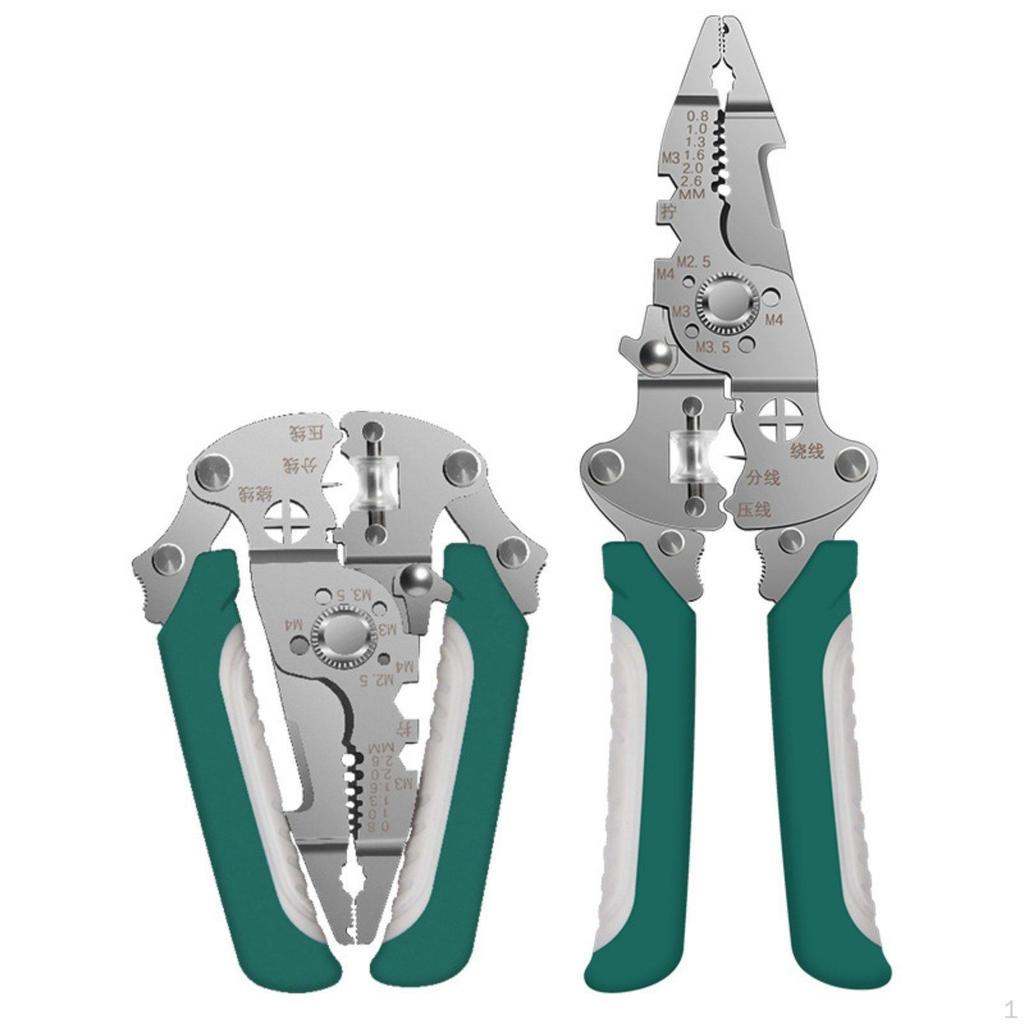 Multifunctional Wire Insulation Remover High Hardness Crimping Tool
