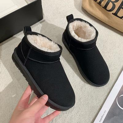 New Classic Thickened Fluff Women's Snow Boots Comfortable Warm Ankle Boots Women Winter Ladies Shoes Chunky Boots Zapatos Mujer