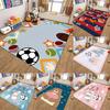 Cute Cartoon Animal Sports Pattern Carpet Non Slip Soft Rug For Living Room Bedroom Kids Room Home Decor Cartoon Lovers
