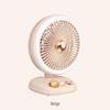 New Wall-Mounted Mini Portable Desk Fan with USB Charging, Strong Wind Power for Dorms and Homes