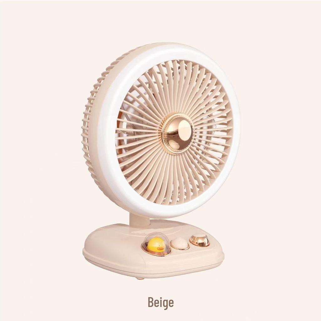 New Wall-Mounted Mini Portable Desk Fan with USB Charging, Strong Wind Power for Dorms and Homes