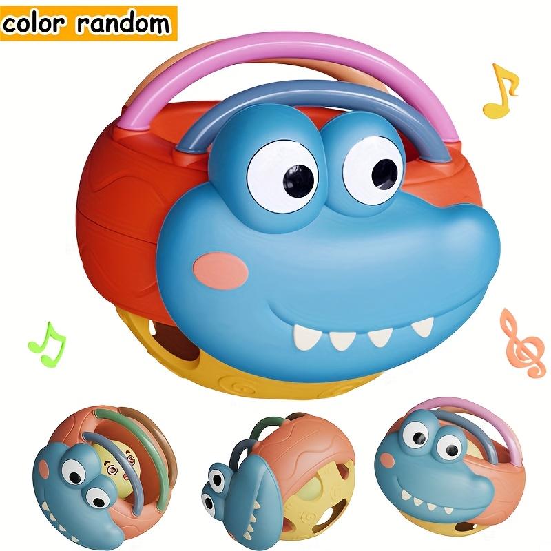 

Interactive Crocodile Hand Chime Toy for Infants & Youngsters - Soothing & Stimulating Sensory Play, Durable ABS Material синій