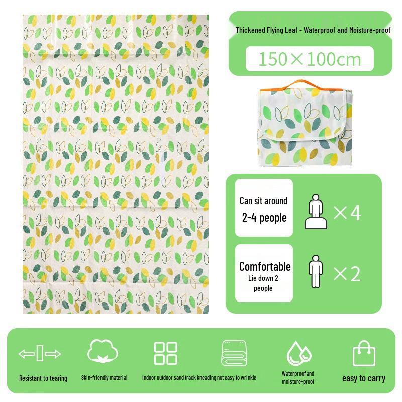 Thickened Waterproof Outdoor Picnic Mat – Portable, Moisture-Proof Cushion for Camping, Spring Outings, and More.