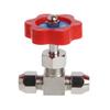 1PC 6mm 8mm 10mm 12mm Hole Dia Orange Plastic Handle Metal High Pressure Durable Tube Needle Type Globe Valve