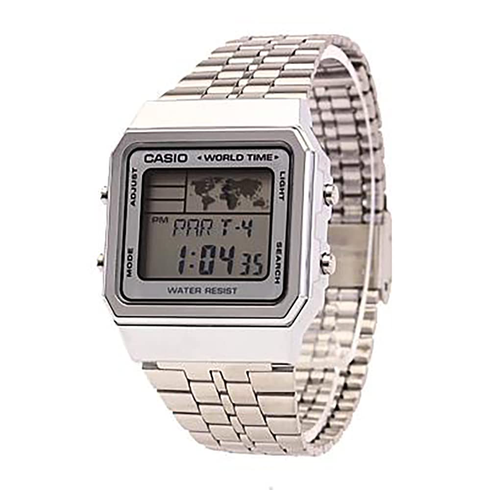 CASIO QUARTZ CASIO BASIC Металл Серебристый A500WA-7 Наручные часы, ЦИФРОВЫЕ, Мужские [Б/У]