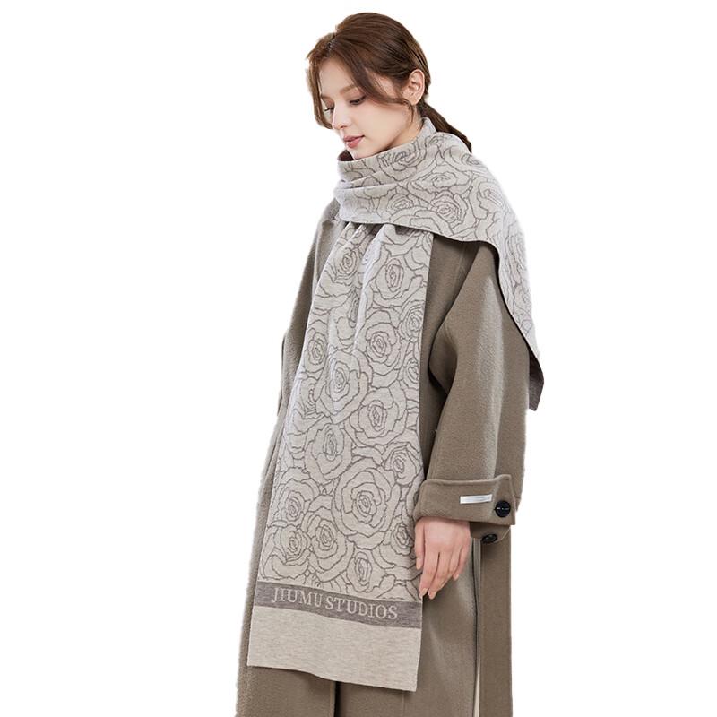 JIUMU Women's Warm Wool Scarf & Shawl