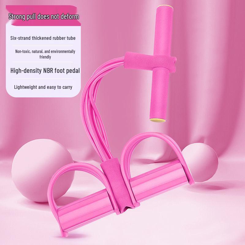 

Тренажер для похудения живота и талии с эластичной веревкой для приседаний и педалями для ног Standard