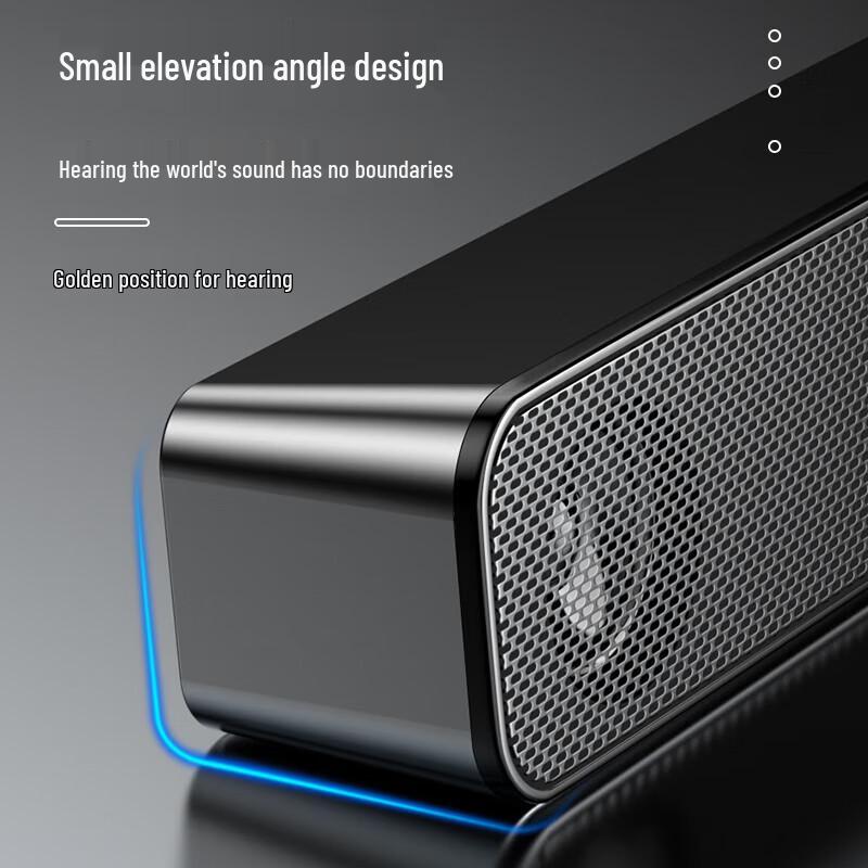 SAST Q7 USB Wired Desktop Computer Speaker Soundbar (CN version)