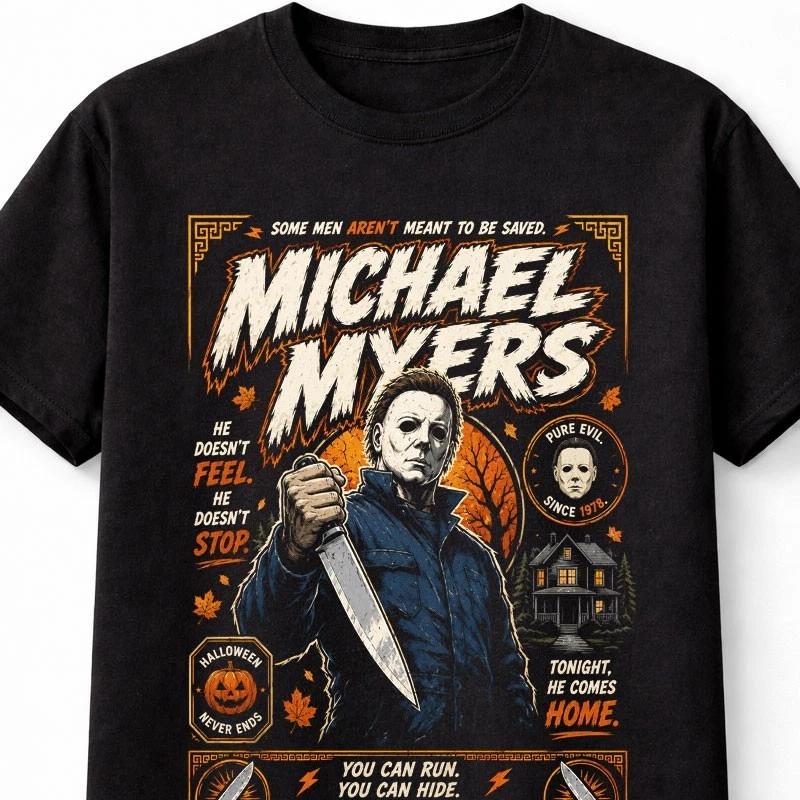 Michael Myers Halloween Horror Slasher Graphic Unisex TShirt S