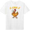 FCawF Chicken Funny Fcawf Chicken Graphic Meme Quote Retro Unisexs TShirt