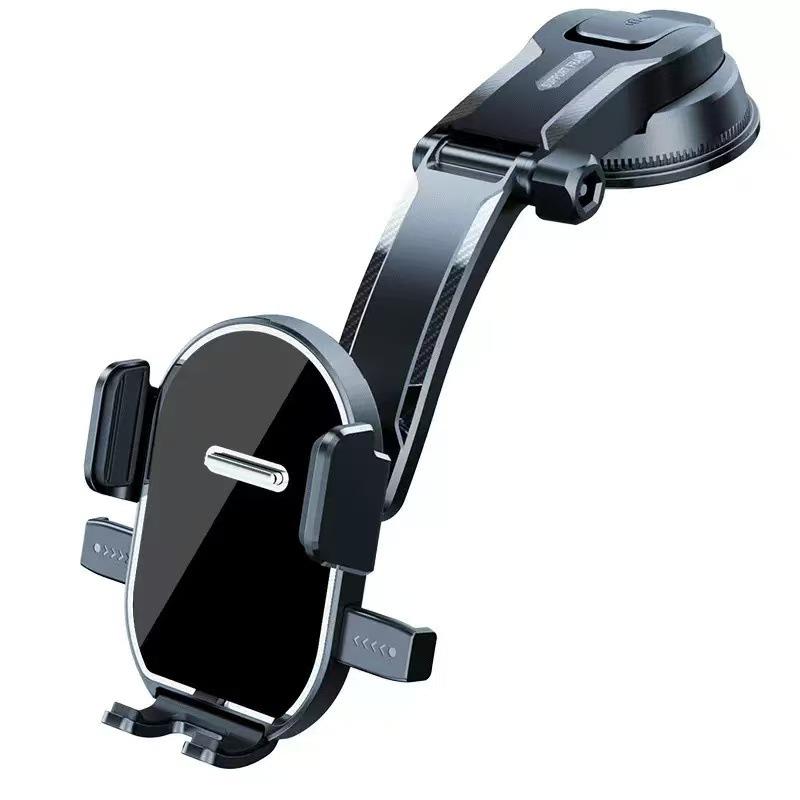Universal High-End Suction Cup Car Phone Holder for GPS Navigation, Adjustable In-Car Mount