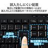 Elecom Tastatură fără fir Design silențios Set mouse fără tenkey Negru antibacterian TK-FDM115SKMBK