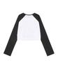 Gillaakaibeu Graphic Raglan Long Sleeve_Black
