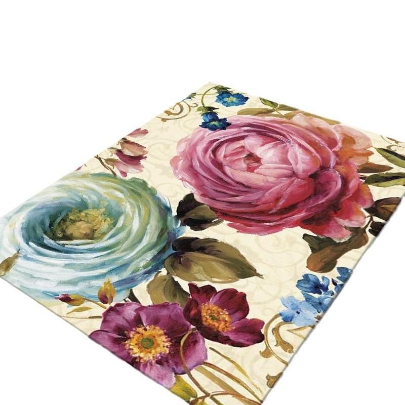 3D Carpet Living Room Bedroom Printed Carpet Wedding Floor Mat Modern and Simple Carpet