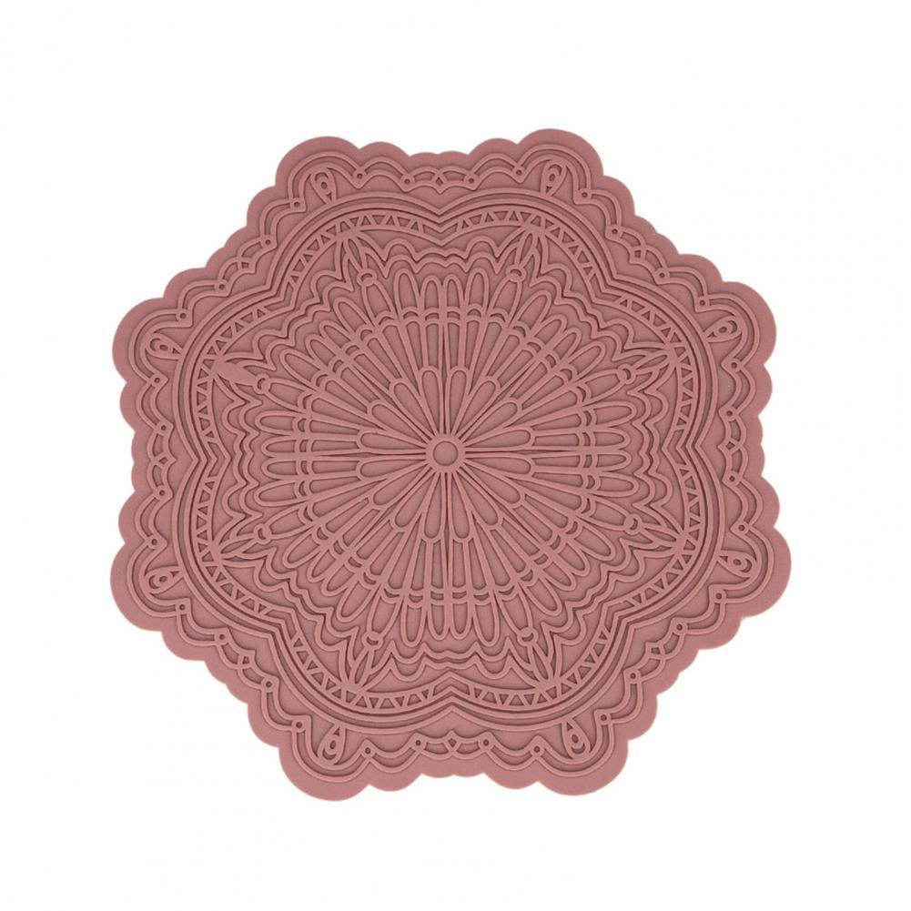 

Cup Coaster Food Grade Waterproof Silicone Heat Insulation Thickened Table Anti-Skidding Cup Pad Water-Resistant Placemat