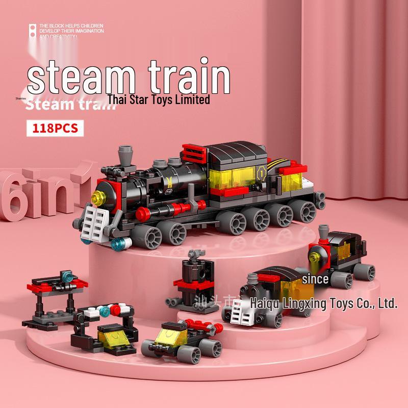 Compatible Lego Street Scene Series DIY Small Blocks - Children's Educational Toy Gifts