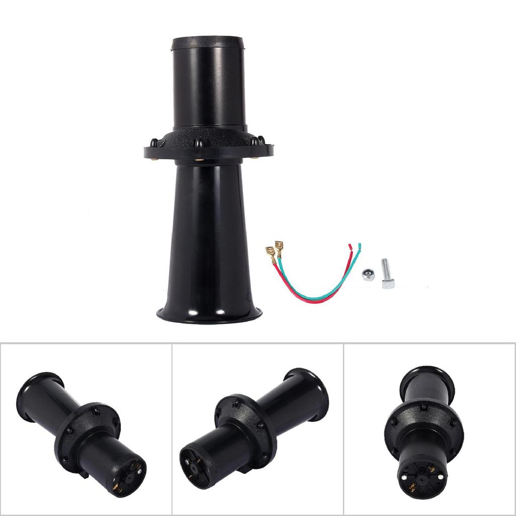12V 110DB Auto Car Truck Antique Vintage Old Style Horn Siren AHHOOOGAH AHOOGA OOGA Black