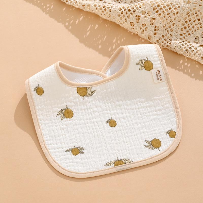 Pure Cotton Waterproof Baby Bibs for Boys - Newborn Feeding Drool Bibs