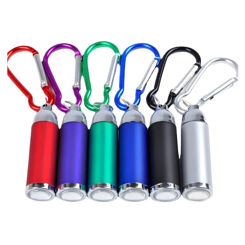 1Pcs Multi-Function Keychain Lamp Led Mini Flashlight Telescopic Strong Light Waterproof Camping Torch For Outdoor Hiking