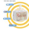 PVC Cartoon Cosmetic Bag Translucent Swimming Beach Bag Toiletry Storage Bag Large Capacity Waterproof Travel Makeup Bag