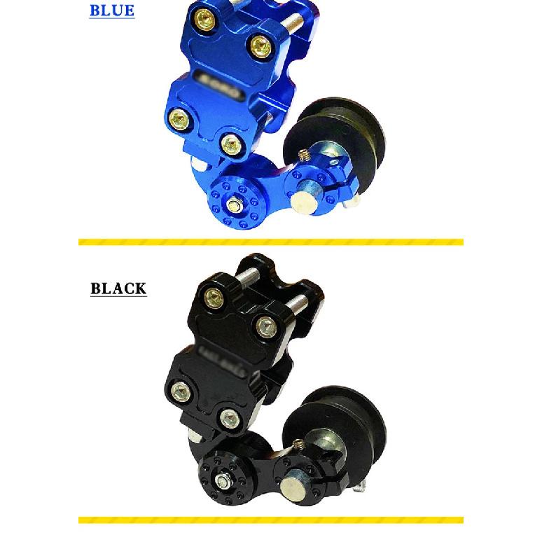 Motorcycle Universal Adjustment Accessories Adjuster Wheel Chain Tensioner Roller Tightener for Motorbike Motocross Chopper ATV