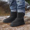 Children's Cotton Shoes Winter Waterproof Snow Boots Warm Wear-Resistant Ankle Boots For Boys And Girls Baby Winter Cotton Shoes
