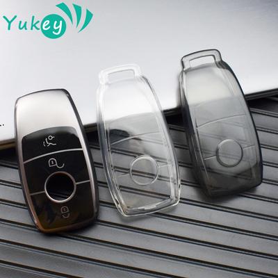 TPU Car Remote Key Case Cover Shell for Mercedes Benz A C E S G Class GLC CLE CLA W177 W205 W213 W222 X167 AMG Accessories