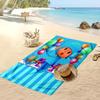 Pocoyo Aufdruck Schnelltrocknendes Strandtuch Super Saugfähiges Weiches Leichtes Badetuch für Pool Sommer Reisen