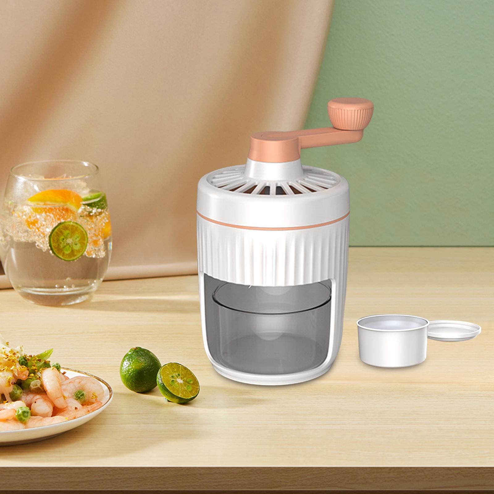 Ручной измельчитель льда, лезвие для льда, самодельная забавная машина для мороженого, легкая