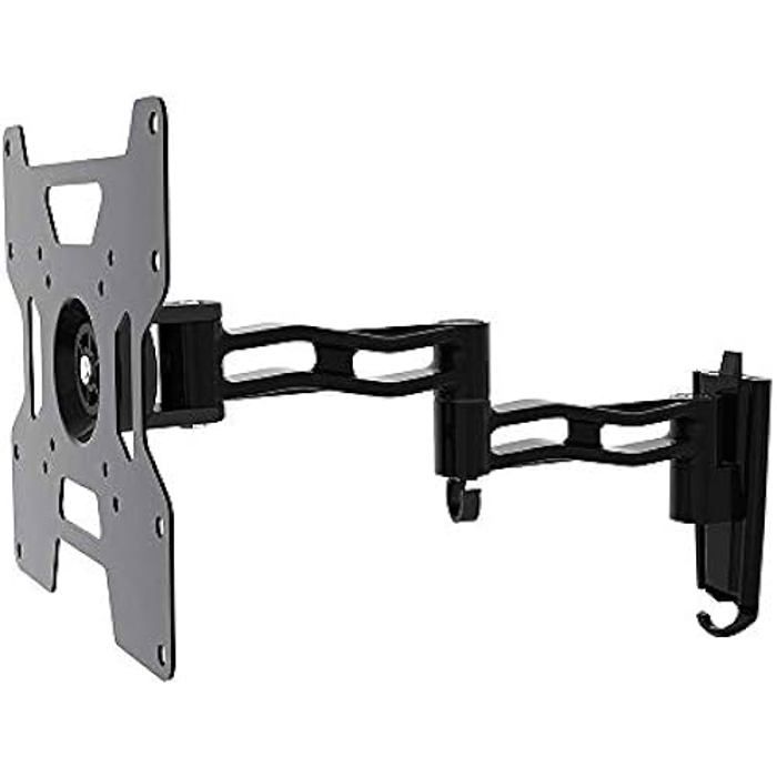 Haeger WB-T37.016A Support TV Triple Tilt & Swive Pour Plasma/LED/LCD TV De 17"-37", Montage Universel, Conception De Montage