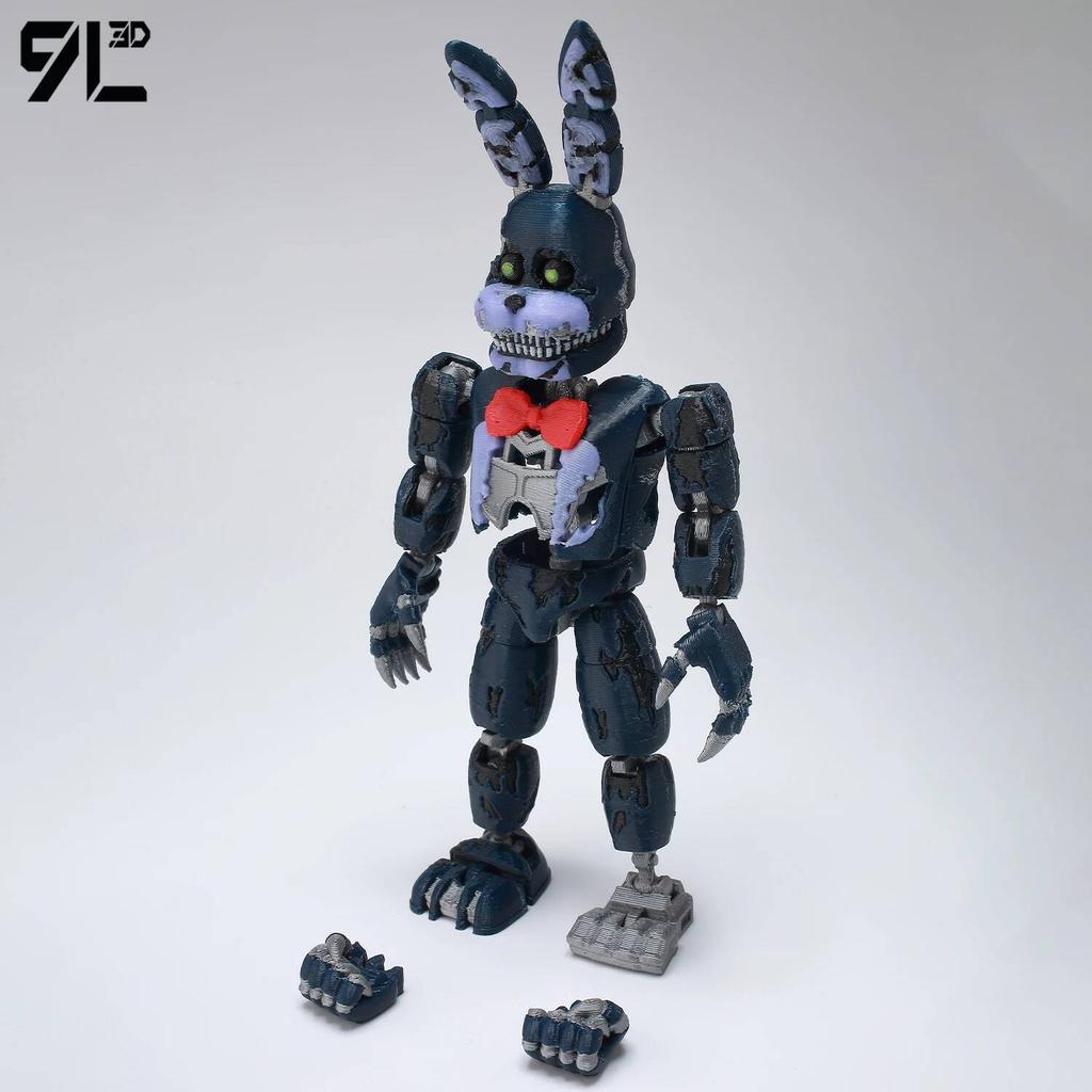 9L3D Printed Freddy Titan13 FNAFs Bear's Midnight Harem Five Nights Joint Movable Detachable Game Peripheral Hand Offi Boy