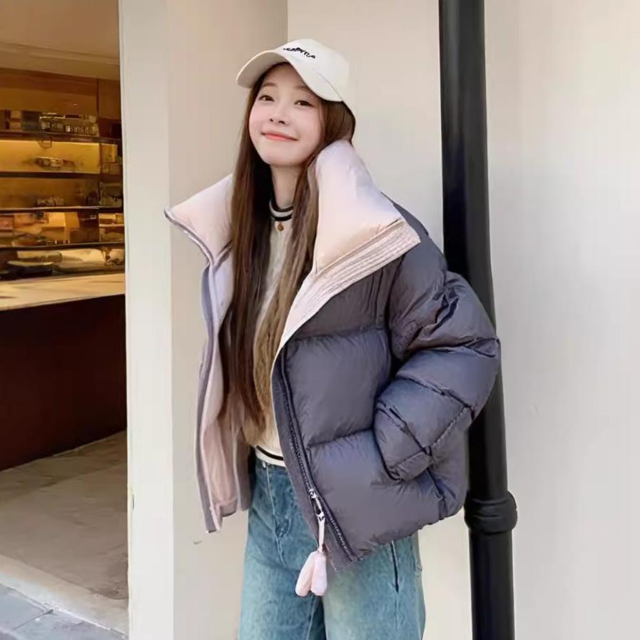 Clearance down jacket winter women's new duck down women's clothing short warm Pinghu jacket