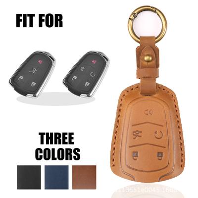 Car Key Sleeve Suitable for CadillacXT5NewCT6Genuine LeatherXT5ProtectionCT5Cover