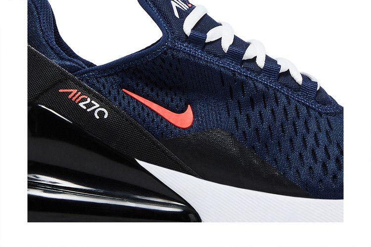 Nike Air Max 270 Blu Mezzanotte Rosso Piccante (GS)