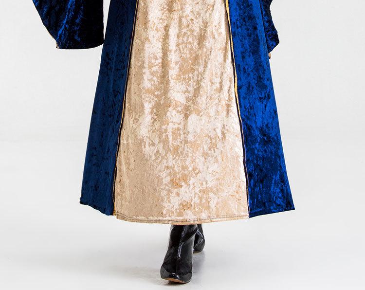 2019 European Retro Court Long Dress – Luxury Halloween Queen Costume Role Play Princess Outfit