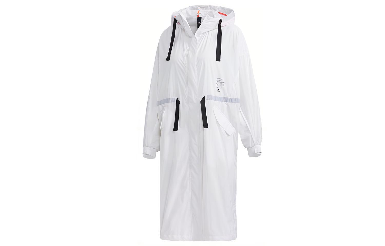

Adidas Jackets Women s White Hooded Moderate Other GF0119 L
