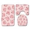Animation Bathroom Floor Mat Three-Piece Bathroom Carpet Toilet Mat Set Door Mat Bathroom Non-Slip Mat