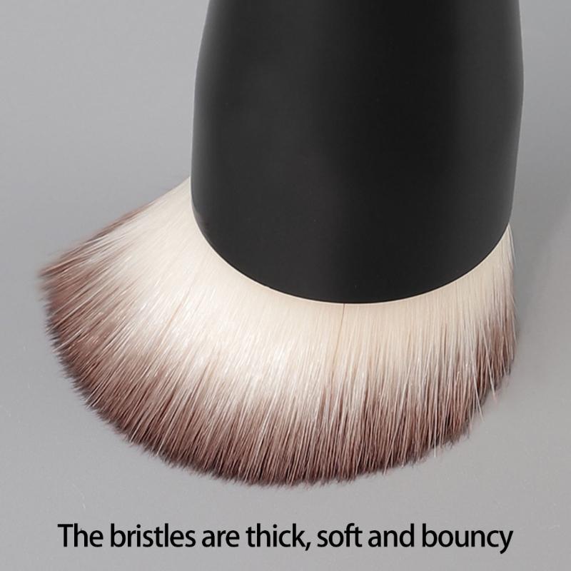 Schräger Make-up-Pinsel zum Konturieren und für Rouge Weiche Synthetikborsten Stabiler Griff aus Aluminiumlegierung Professionelles Kosmetikwerkzeug