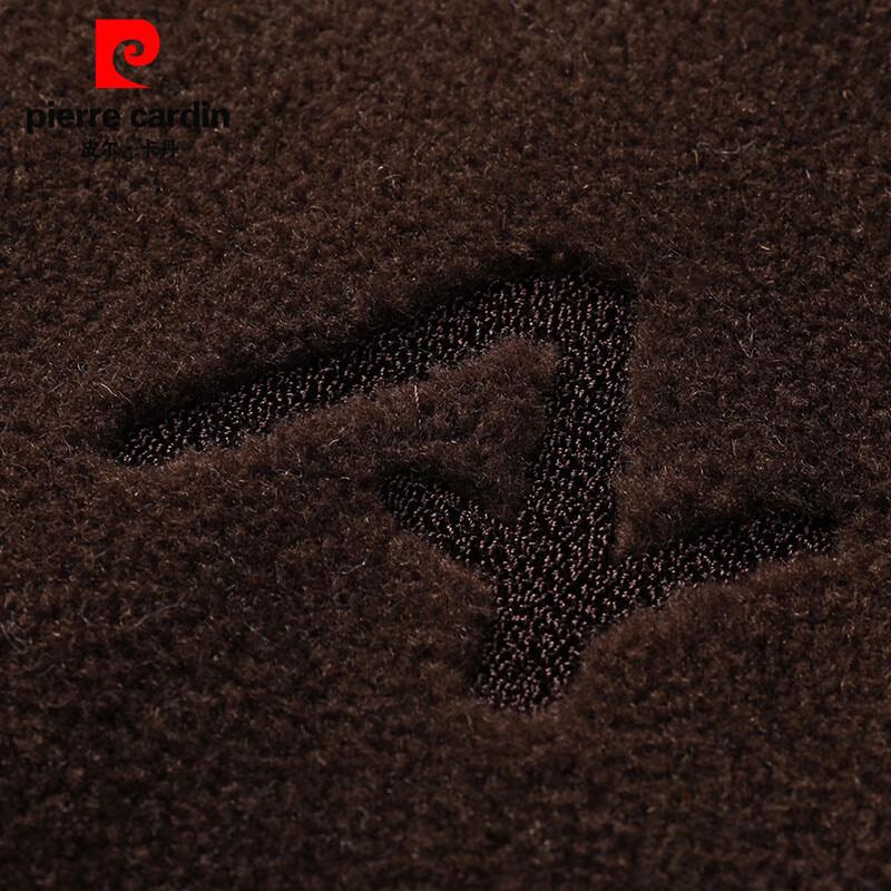 Pierre Cardin 100% Wool Stand Collar Fleece-Lined Winter Coat