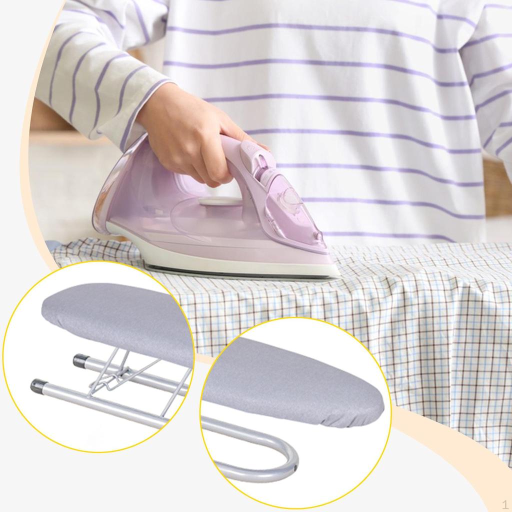 Foldable Ironing Board Home Travel Use Compact Stable Premium Portable Space Saving