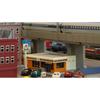 Rokuhan Z Gauge S049-1 Orange Convenience Store Model for Railway Layout