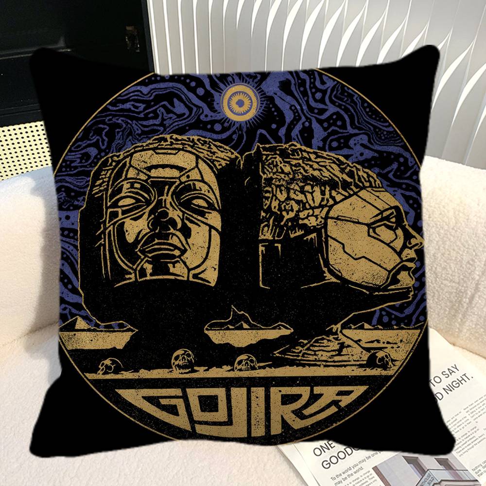 Goth GGojira Various Art Pillow Case Square Pillow Bedroom Sofa Leisure Comfort Cushion Car Home Decoration