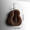 Wooden Base Cat Hair Jar Compact Size Clear Tube Beard Storage Box Minimalist Decorative Beard Collection Bottle Farmhouse Decor