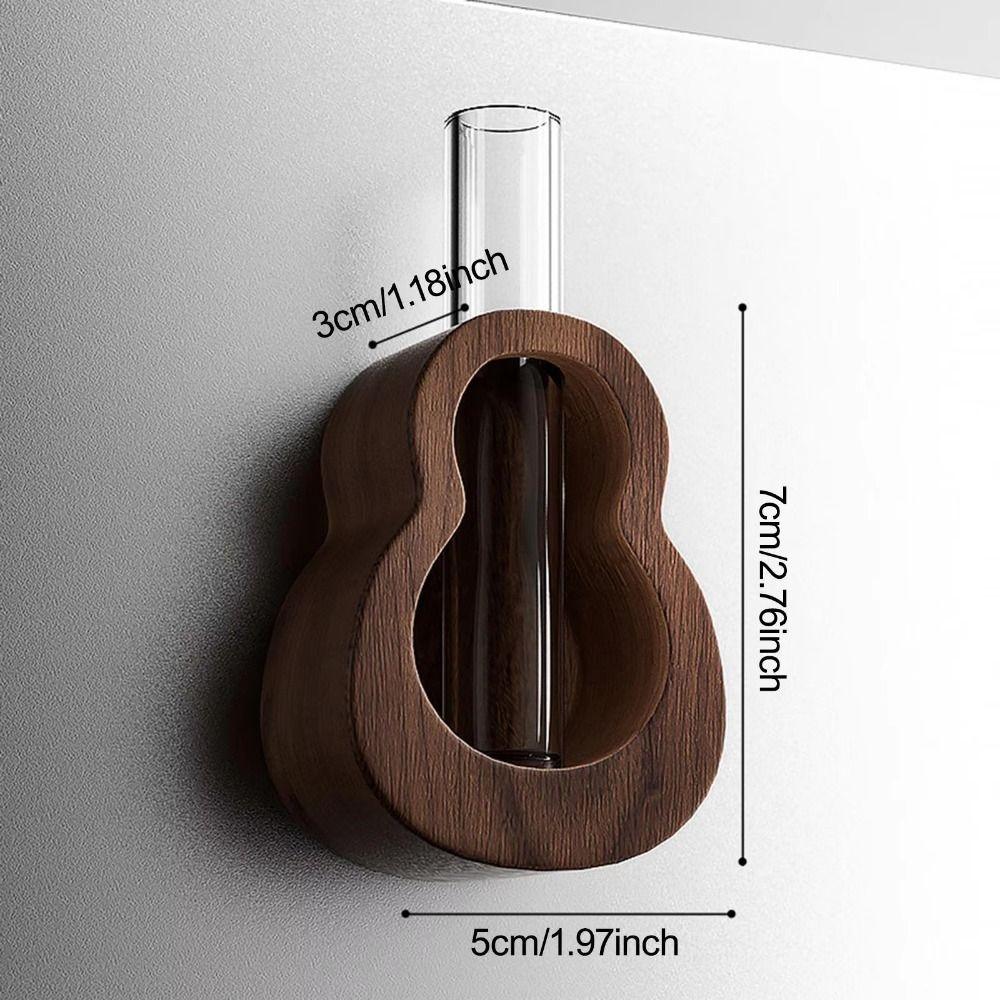 Wooden Base Cat Hair Jar Compact Size Clear Tube Beard Storage Box Minimalist Decorative Beard Collection Bottle Farmhouse Decor
