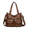 Fashion Women's Shoulder Bag Large Capacity Soft Leather Women's Bag Messenger Tote Bag New Handbag