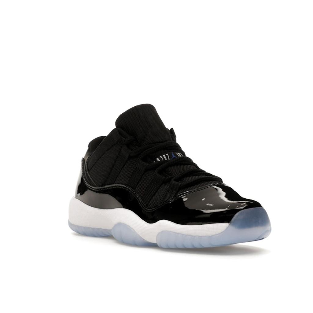 Air Jordan 11 Retro Low GS Space Jam Kids Sneakers Black Varsity-Royal White FV5121-004
