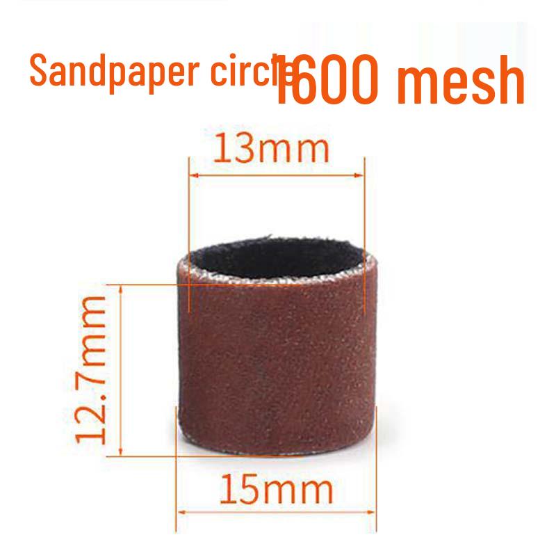 Sandpaper Ring Cloth Grinding Head for Woodworking and Carving Polishing