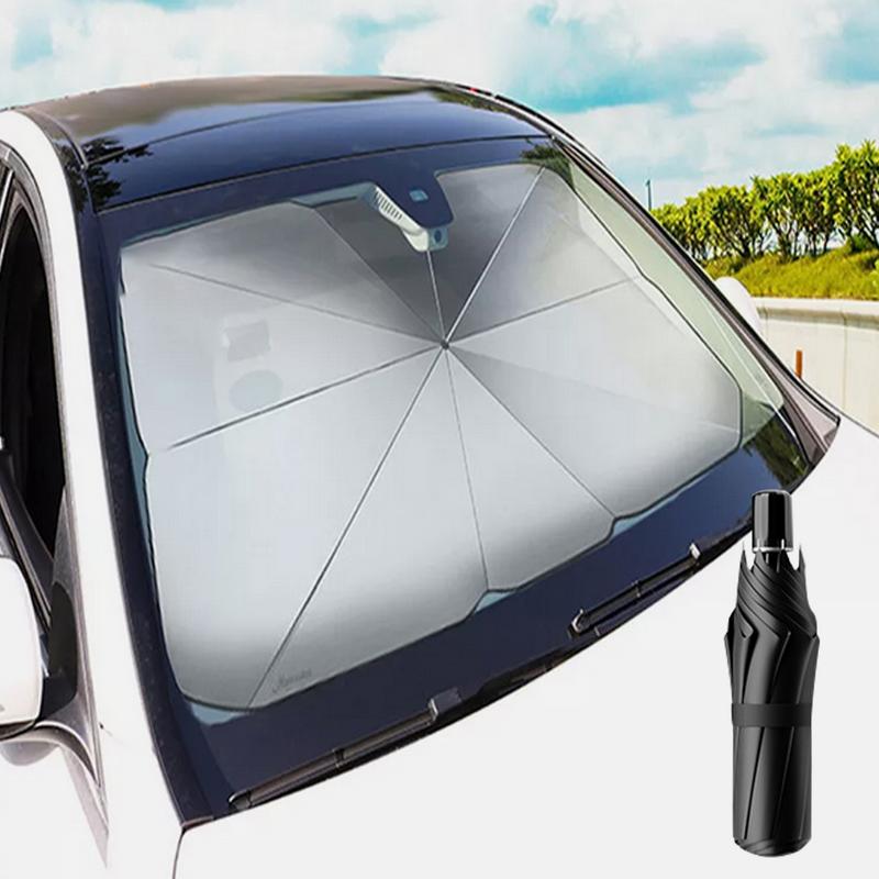 Foldable Car Sunshade Umbrella Sun Heat Visor Protection Windshield Cover Double Layer Sun Shade Car Accessories
