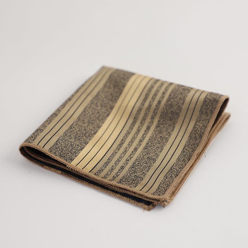 Coffee Can Be Matched with Maillard Suit Pocket Towel Men's Accessories Square Towel Handkerchief Alone 24*24cm