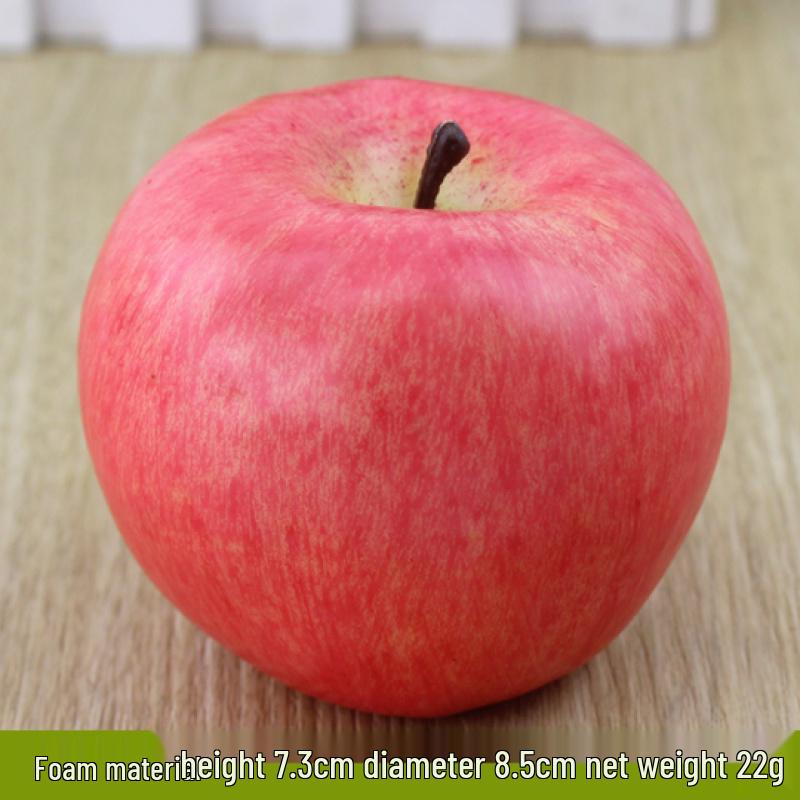 Colorful Apple Foam Fake Fruit Props for Photography, Christmas Decorations, Teaching Aids, and Toys